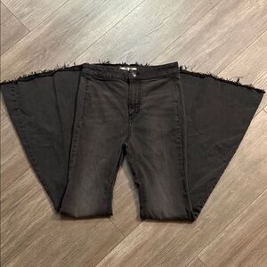 We The Free Black Wide Leg Jeans